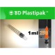 JERINGA BD PLASTIPAK® 1ML - AGUJA NARANJA (25GX16MM)